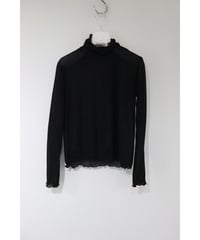 sheer top (black)