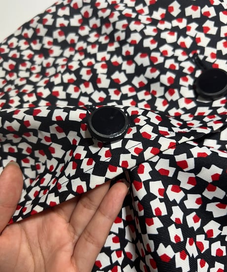 YSL design waist tuck dress
