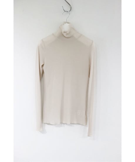 sheer top (gray beige)