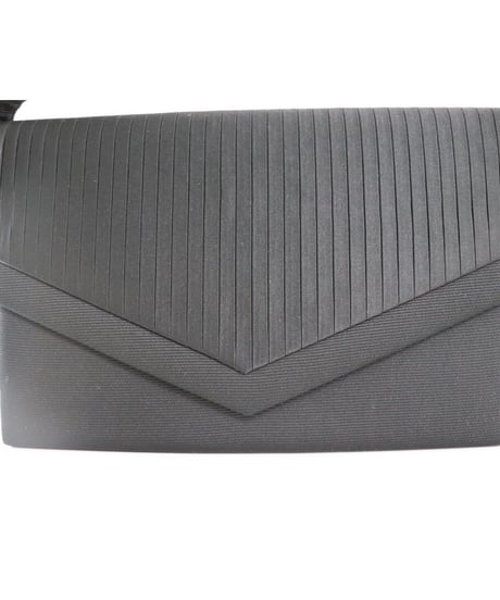 black formal hand bag