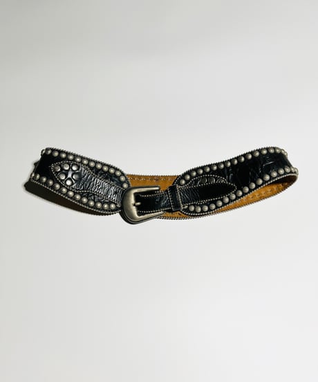 real leather western belt