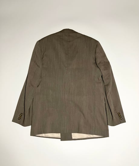 greige double tailored jacket