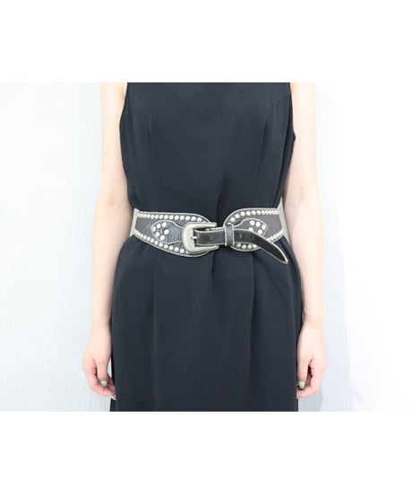 real leather western belt