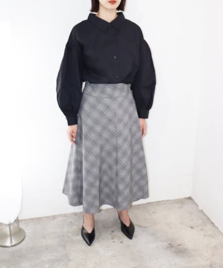 button check skirt