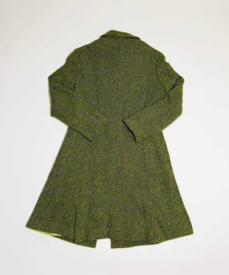 green texture coat