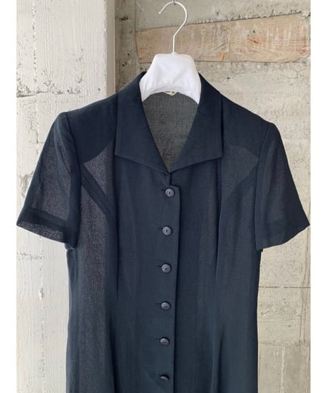 see through waist tuck dress