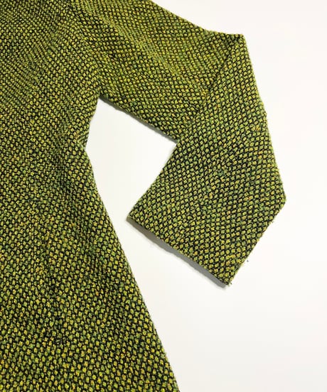 green texture coat