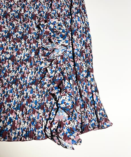 GANNI georgette skirt