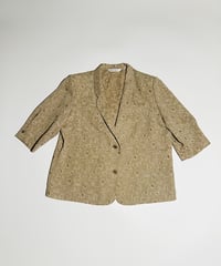 flower short sleeve jacket