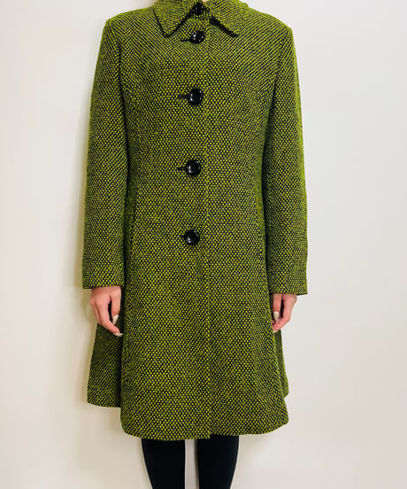 green texture coat