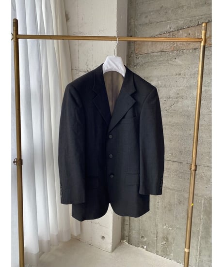 gray tailored jacket