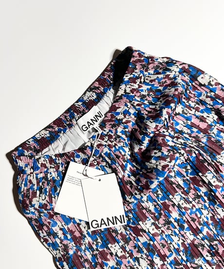 GANNI georgette skirt