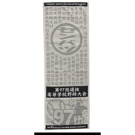 第97回選抜高等学校野球大会　スポーツタオル