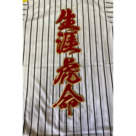 2文字合成　生涯虎命ワッペン　大