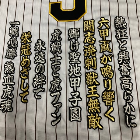 熱狂と興奮高らかに　ワッペン