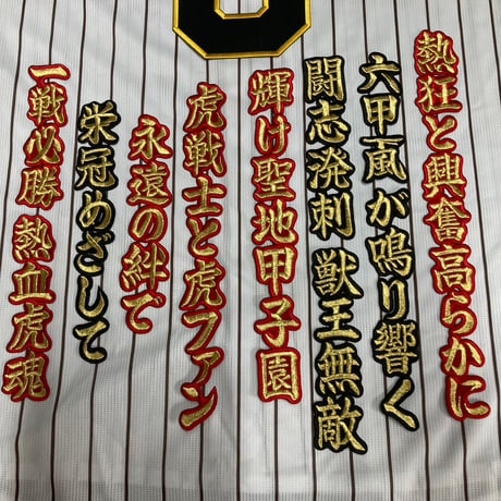 熱狂と興奮高らかに　ワッペン