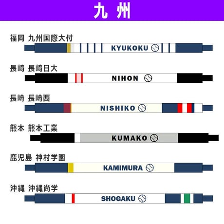 第98回選抜　手作り校名入りブレスレット