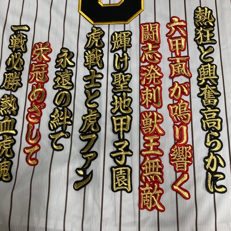 熱狂と興奮高らかに　ワッペン