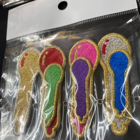 風船ワッペン　7本セット