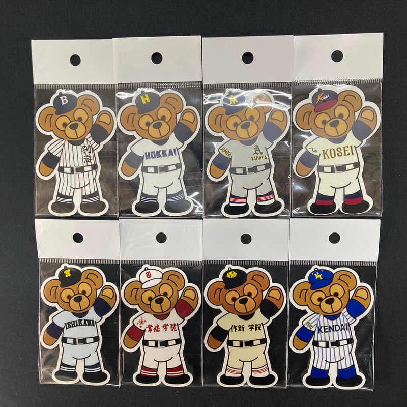第96回選抜 クマステッカー小 3枚セット | SHOP Kazu-2