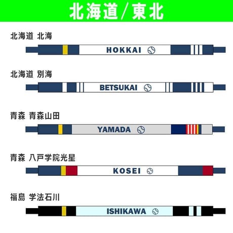 ネット限定　第96回選抜　校名ブレスレット