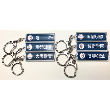 第103回全国高校野球選手権大会　校名スティックキーホルダー