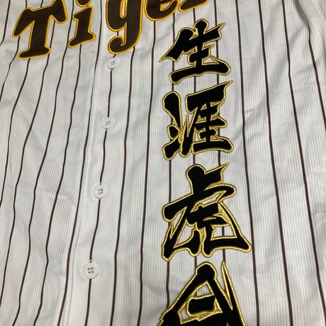 生涯虎命　4文字　ワッペン