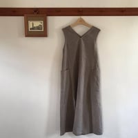フレンチリネン ジャンパースカート（受注生産）