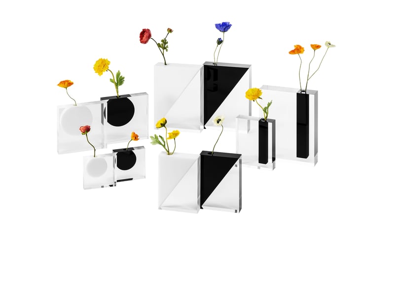 WAAZWIZ ワーズウィズ フラワーベース S DIAGONAL flower vase L white | WAAZWIZ web shop