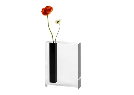 BLACK LINE flower vase L