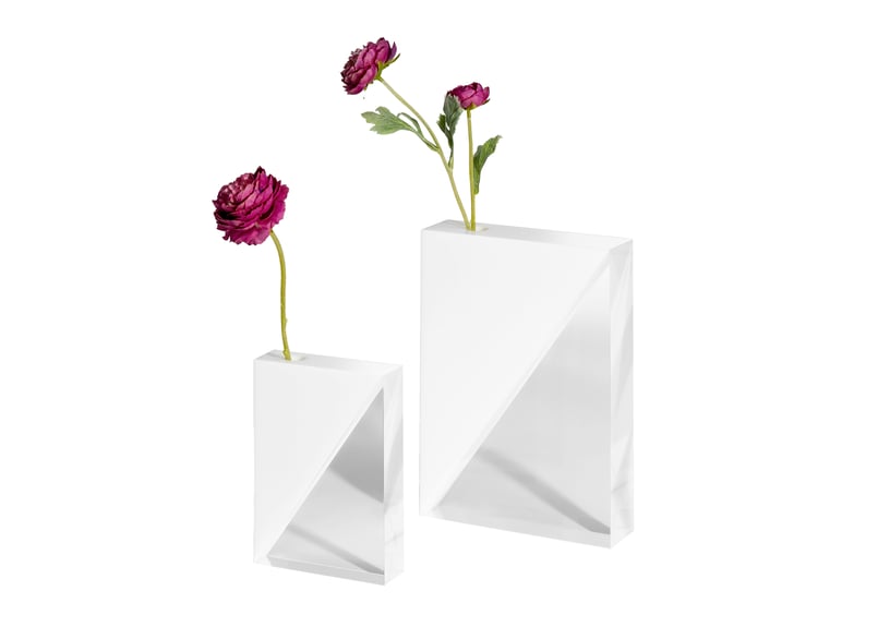 WAAZWIZ ワーズウィズ フラワーベース S DIAGONAL flower vase L white | WAAZWIZ web shop