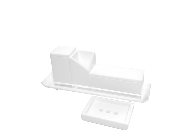 SABIA bath＆powder tool white | WAAZWIZ web shop