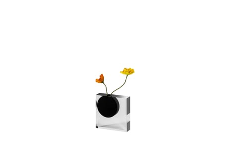 SPHER flower vase S　black