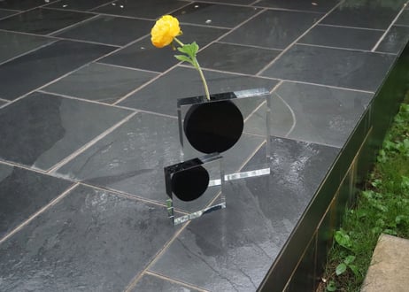 SPHER flower vase L　black