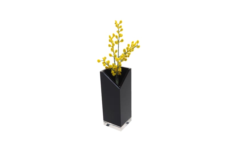 SABIA flower vase S black | WAAZWIZ web shop