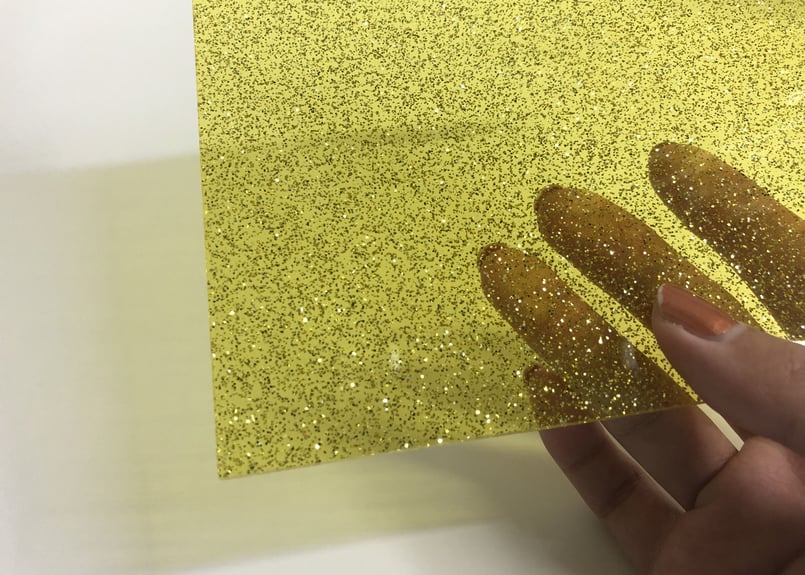 ハイプレート TL-14 クリアイエロー×シルバーラメ t3 | WAAZWIZ web shop