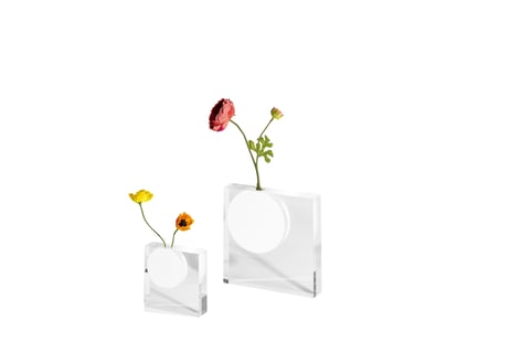 SPHER flower vase L　white