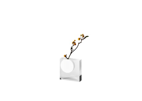 SPHER flower vase S　white
