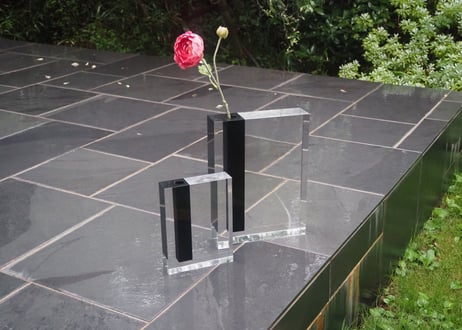 BLACK LINE flower vase S