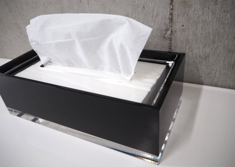 SABIA tissue box　white