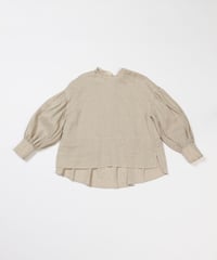 ラメカントリークロスギャザーブラウス