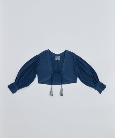 Kala cotton 羽織りショート 藍染