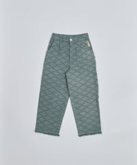 uroco sashico JQタックパンツ　green×white / green×gray