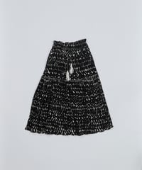 Kala cotton 切り替えギャザースカート　プリントtree of life