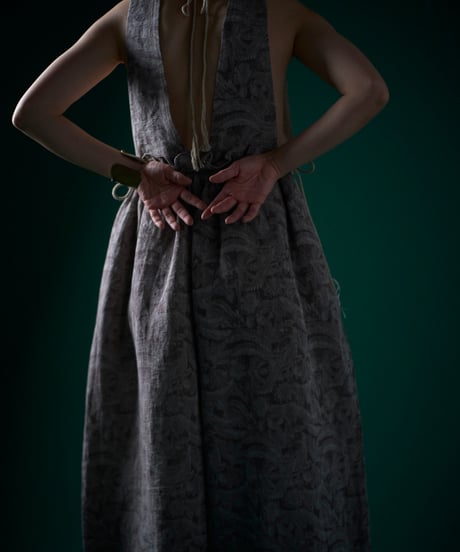 mori JQ パンツドレス　green / brown