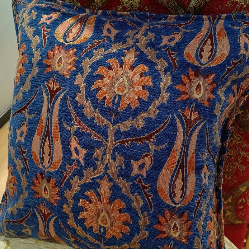 シルクの入ったトルコ製クッションカバー