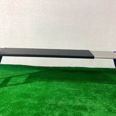 アルミンシェルフ　150㎜幅　天板　外：黒色　内：アルミ色