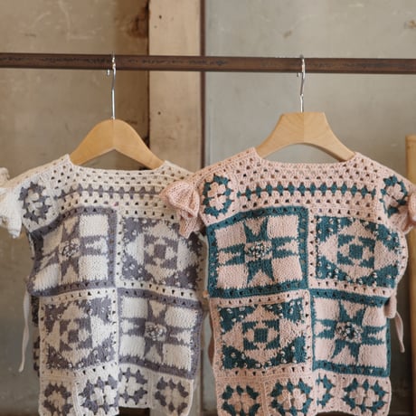 patchwork vest  ladies <kids >size:2
