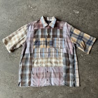 CHECK PATCHWORK OP SH SIZE L