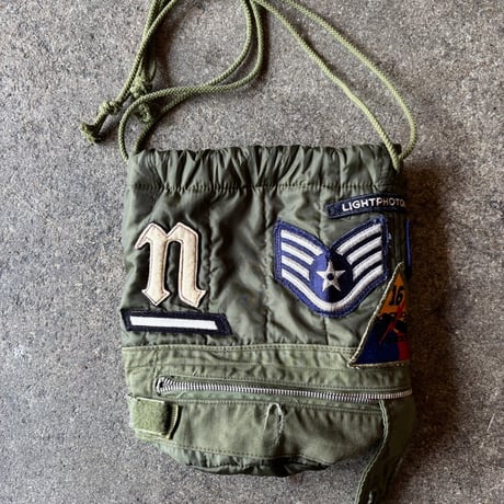 PULL A FACE DRWSTRING BAG (ART PEACE)